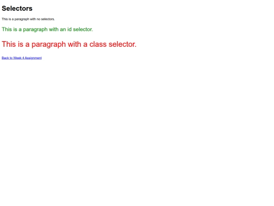 selectors screenshot