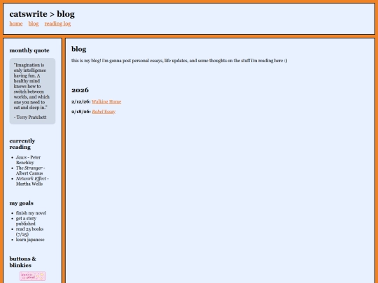 blog screenshot