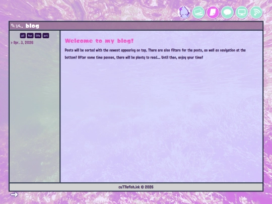 blog screenshot