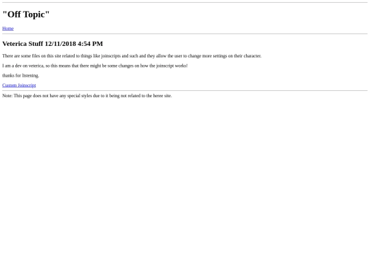 Veterica screenshot