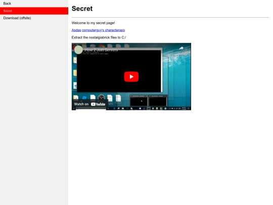 secret screenshot