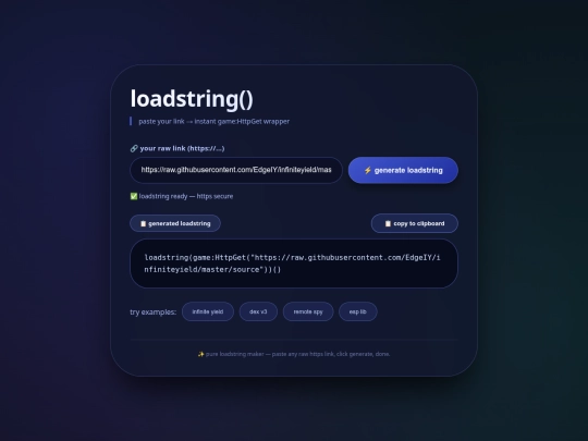 load screenshot