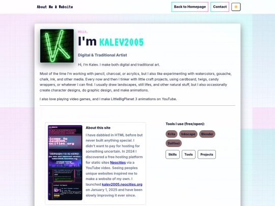 Pages/About/about screenshot