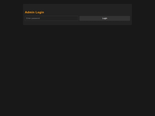Pages/Admin/Admin screenshot