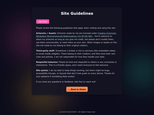 Pages/Site_Guidelines/Site_Guidelines screenshot