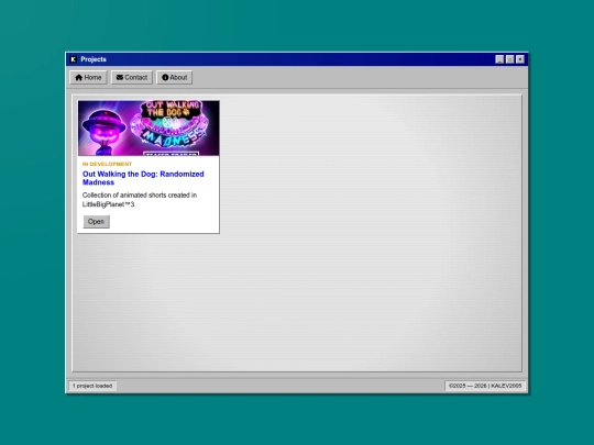 projects screenshot