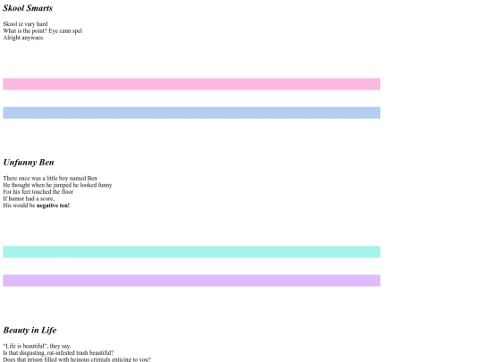 poems screenshot