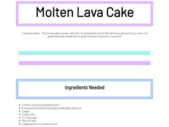 recipe screenshot