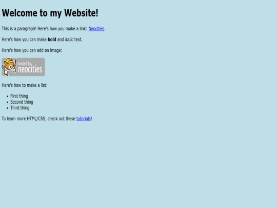 index screenshot