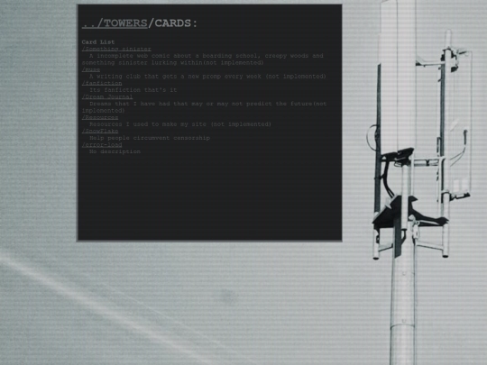 cards screenshot