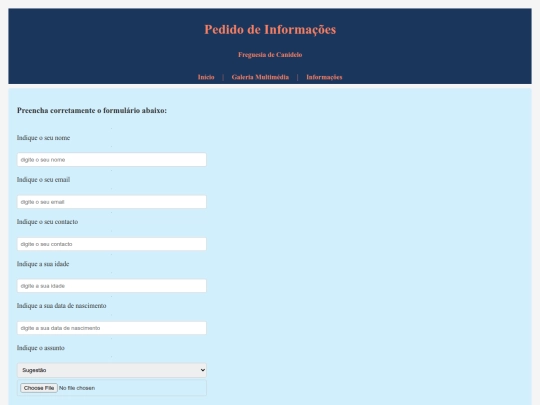 info screenshot