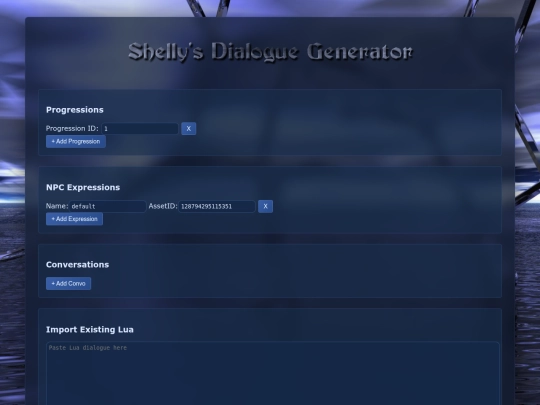 dialoguegen screenshot