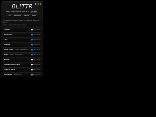 blittr screenshot