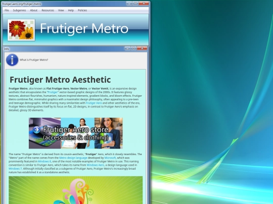 frutiger-metro screenshot
