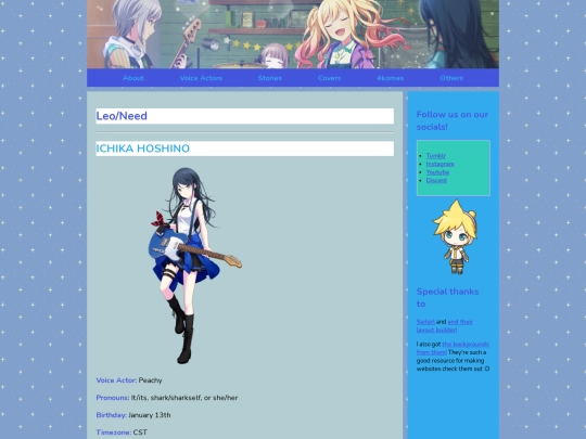 voice actors/leoneed screenshot