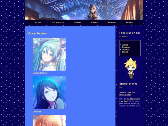 voiceactors screenshot