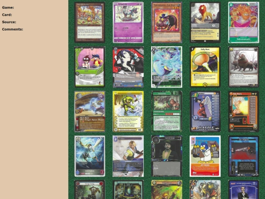 keepsakes/tcgs screenshot