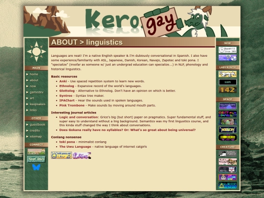 linguistics screenshot