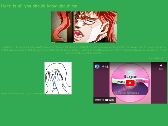 AboutMe screenshot
