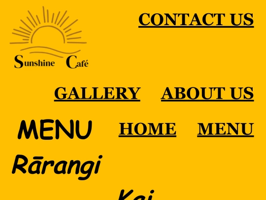 menu screenshot
