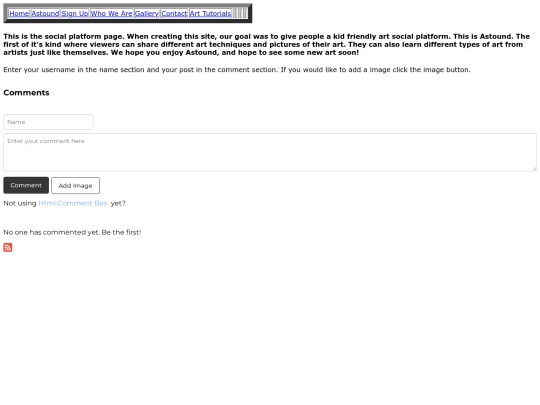 socialplatform screenshot