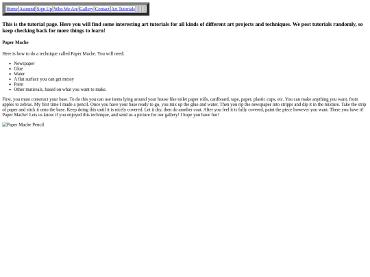 tutourials screenshot