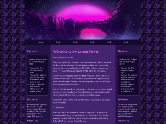CD Website screenshot