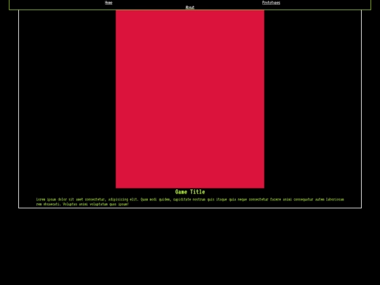 game_template screenshot