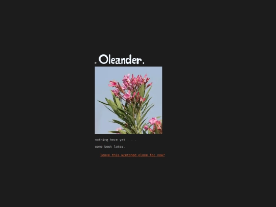 create/oleander screenshot