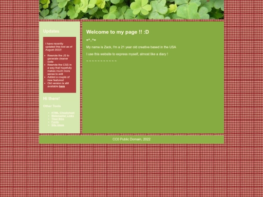 index screenshot
