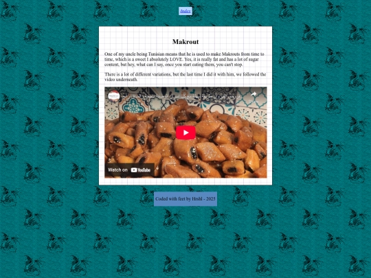 cooking/sweet/Makrout screenshot