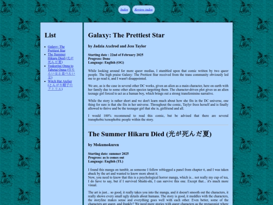 reviews/comics-manga screenshot