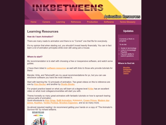 Learn screenshot