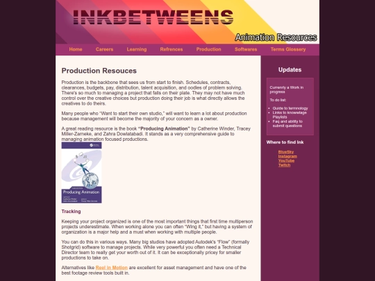 Production screenshot