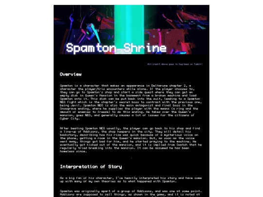 spamton screenshot