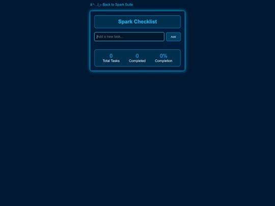 checklist screenshot