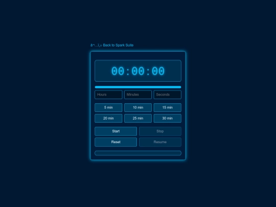 timer screenshot