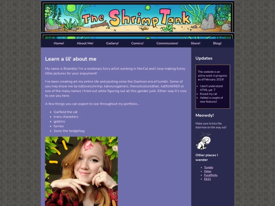 about-me screenshot