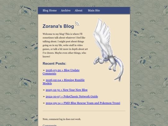 blog screenshot