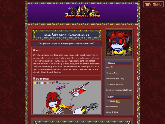oc-char-pages/wave screenshot