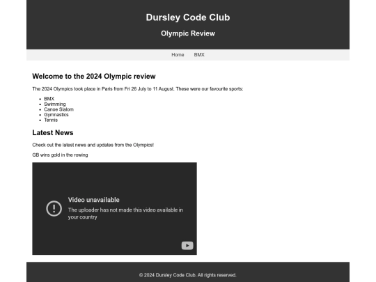 sports screenshot