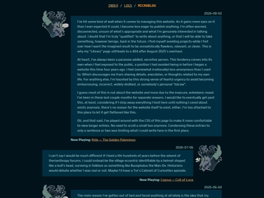 logs/microblog screenshot