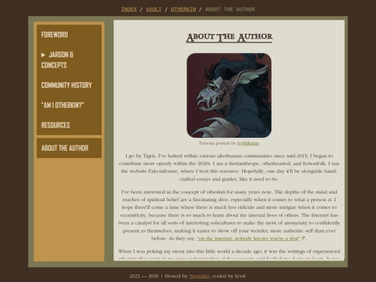 vault/otherkin/author screenshot