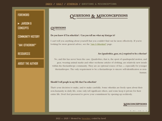 vault/otherkin/faq screenshot