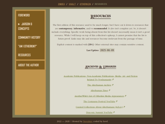 vault/otherkin/resources screenshot