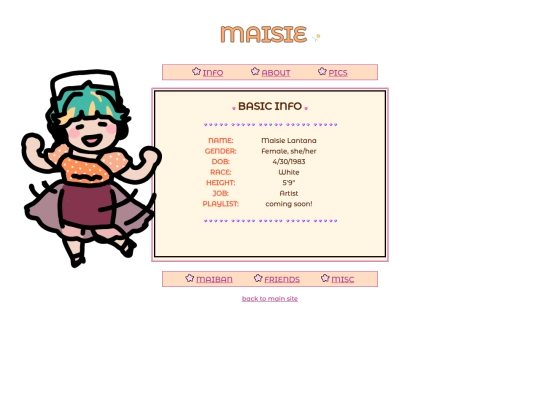 maisie/maisiemain screenshot