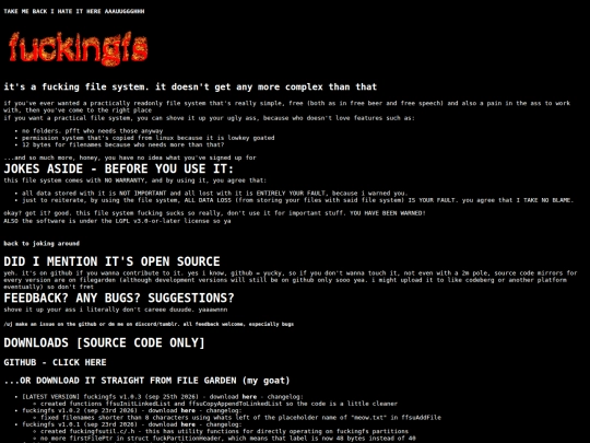 projs/fuckingfs screenshot