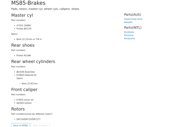 ms85/brakes screenshot