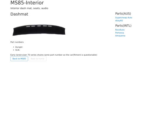 ms85/interior screenshot