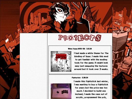 projects screenshot